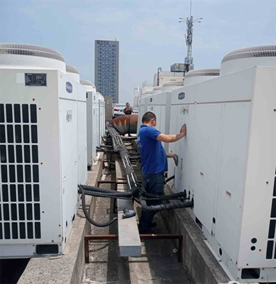 光泽中央空调制热和不制冷系统维修方法